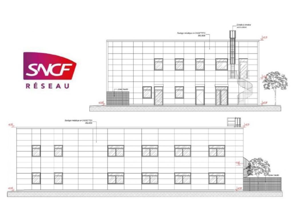 Projet bureaux SNCF Réseau à Vénissieux