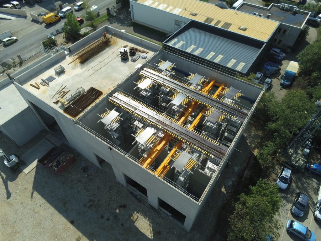 Construction de la chaufferie