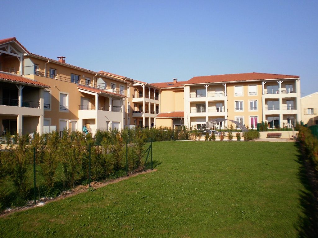 Logements collectifs réalisés en maçonnerie à Quincieux, Rhône (69)